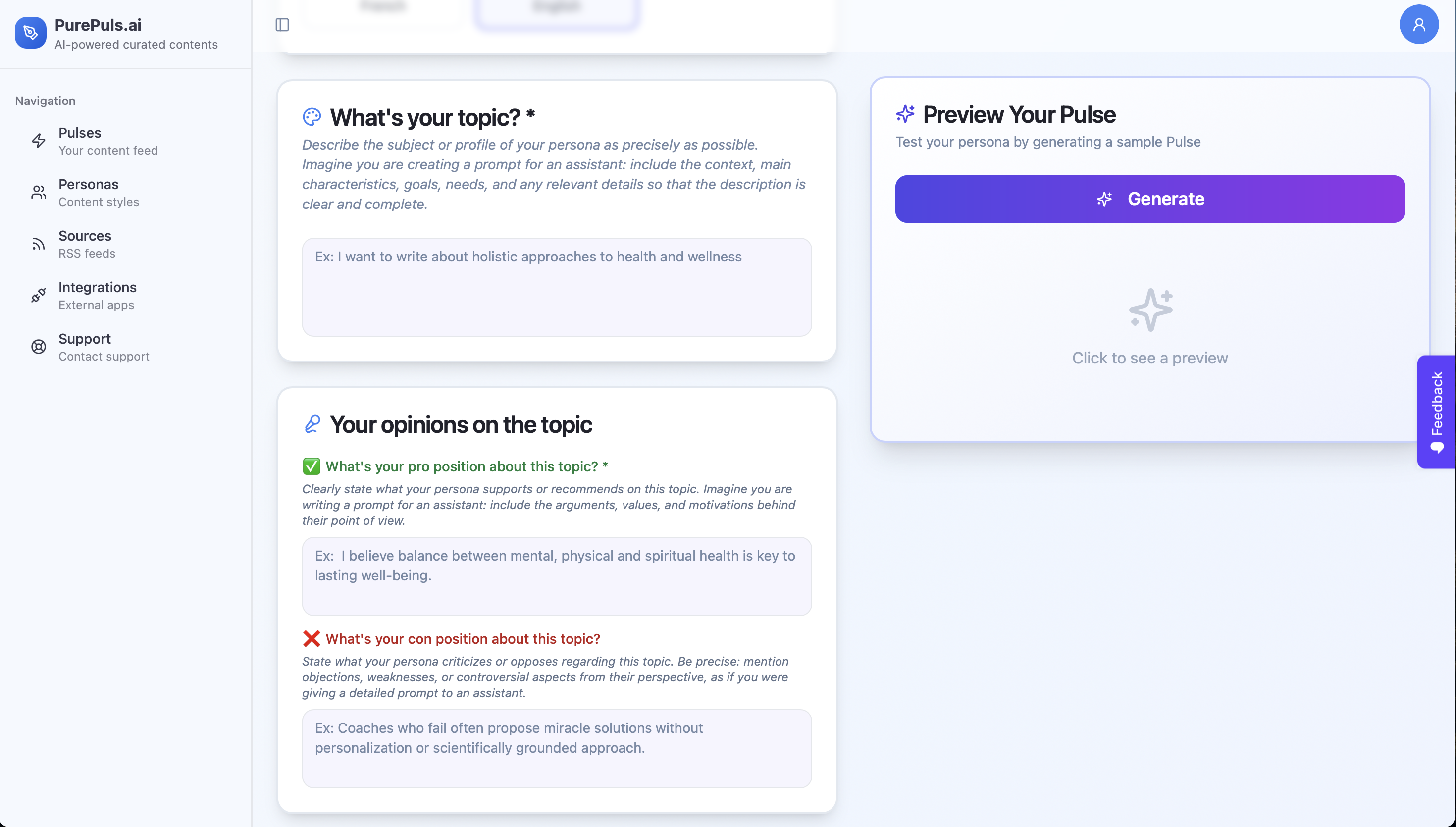 An illustration of creating a persona for content strategy